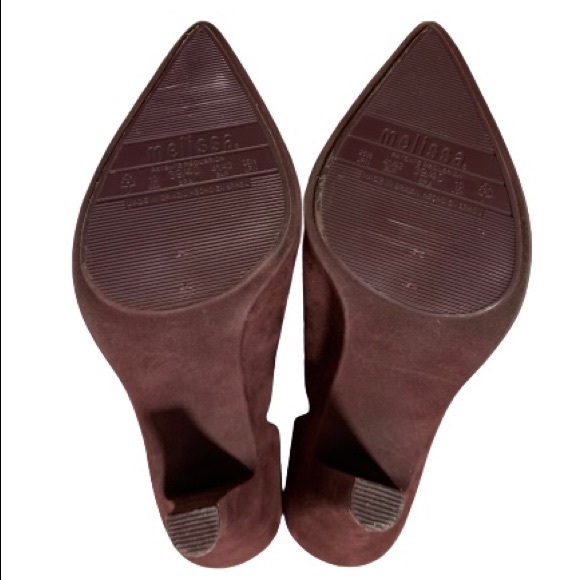 MELISSA Covered Open Ankle Bootie Sz 10 EUC - Picture 6 of 13